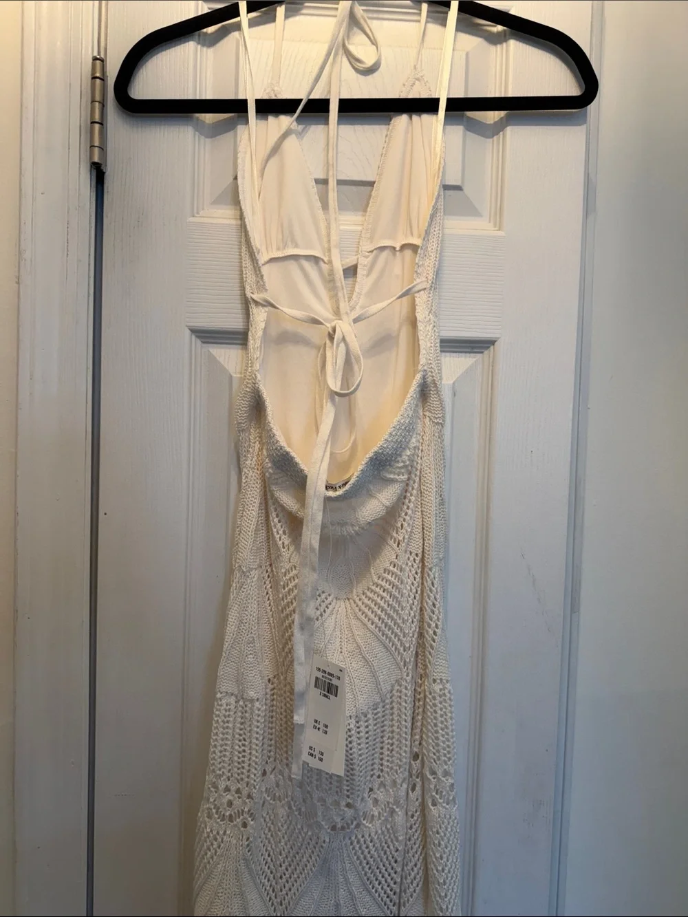 Abercrombie and Fitch Crochet Halter Maxi Dress - Elegant Beach & Evening Wear